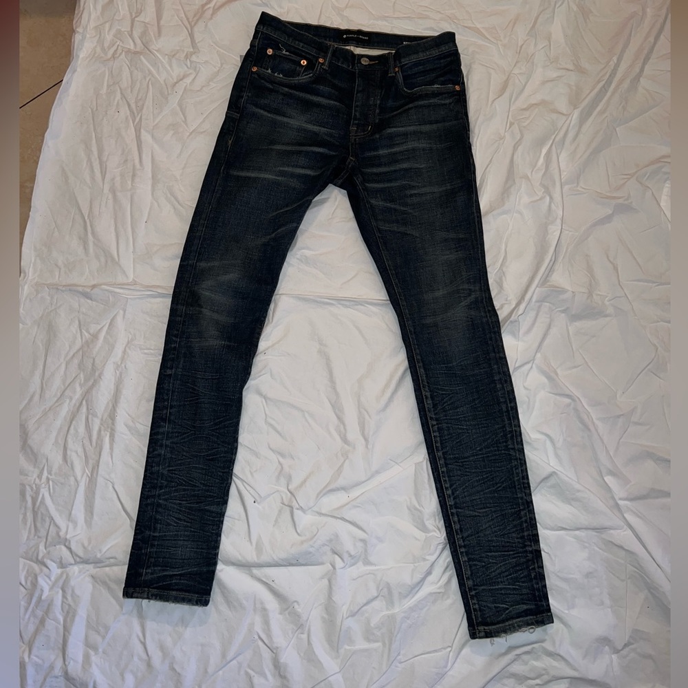 Purple jeans